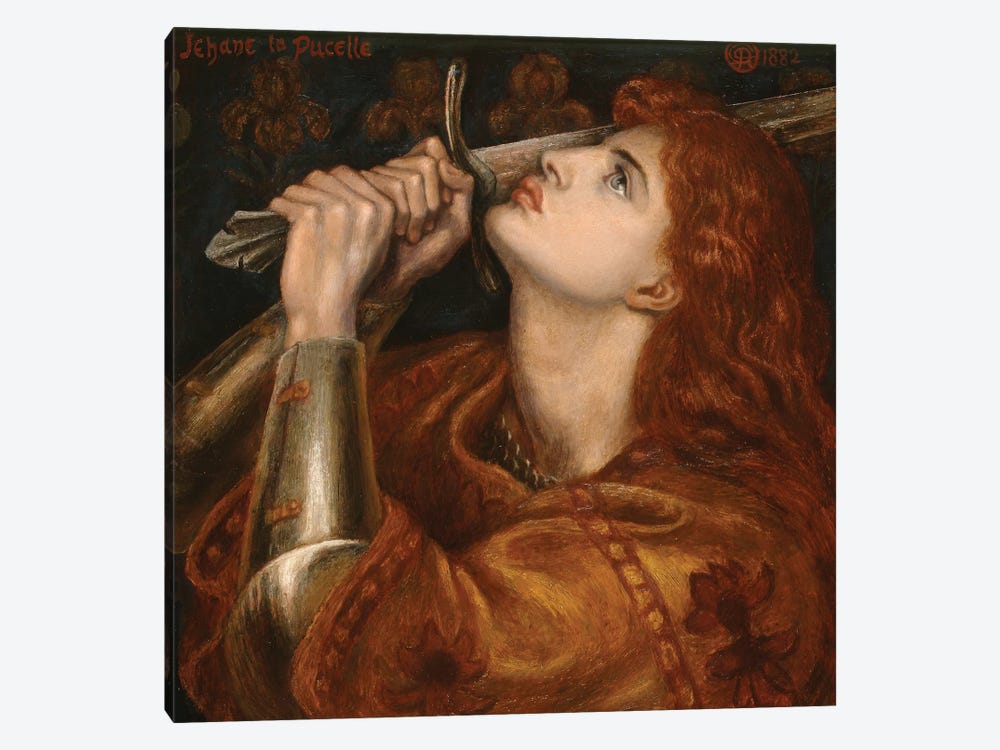 Joan of Arc, 1882  by Dante Gabriel Charles Rossetti 1-piece Art Print