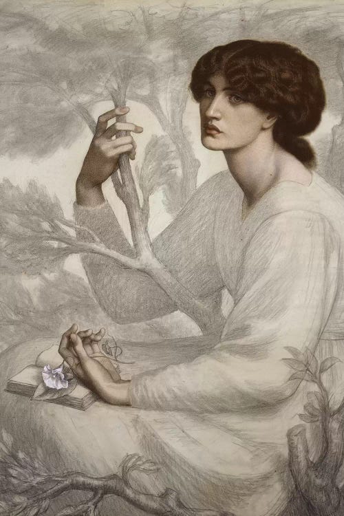 The Day Dream, 19th century  by Dante Gabriel Charles Rossetti wall art