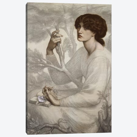 The Day Dream, 19th century  Canvas Print #BMN9959} by Dante Gabriel Charles Rossetti Art Print