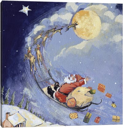 Christmas Night, 1999  Canvas Art Print