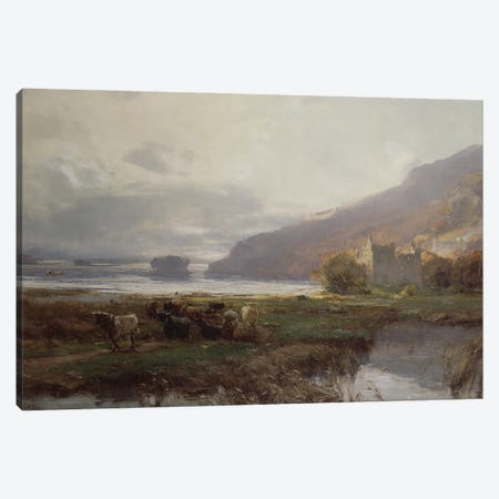 Kilchurn Castle, Lock Awe, 1879  Canvas Print #BMN9966} by David Farquharson Canvas Art Print