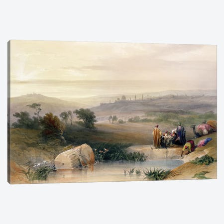 Jerusalem, April 1839, plate 22 from Volume I of 'The Holy Land' pub. 1842  Canvas Print #BMN9993} by David Roberts Art Print