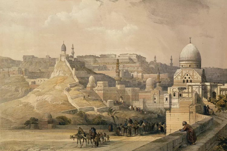 The Citadel of Cairo, Residence of Mehmet Ali, from "Egypt and Nubia", Vol.3, 1838 