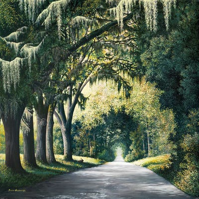 Down the Rabbit Hole Square by Bruce Nawrocke metal wall art