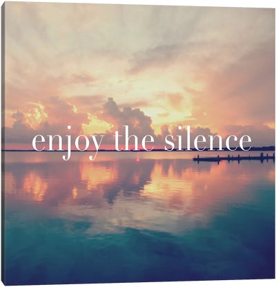 Enjoy the Silence Canvas Art Print - Bruce Nawrocke