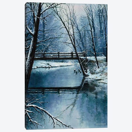 First Snow Canvas Print #BNA15} by Bruce Nawrocke Canvas Print