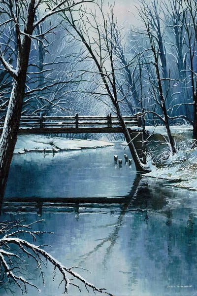 Reflective Moments: First Snow by Bruce Nawrocke