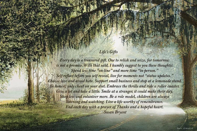 Life's Gifts by Bruce Nawrocke wall art