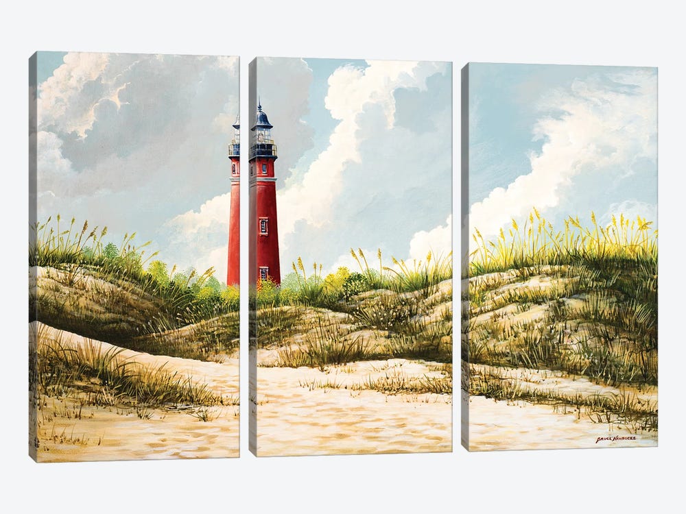 Lighthouse I by Bruce Nawrocke 3-piece Canvas Art