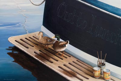 Out to Lunch by Bruce Nawrocke metal wall art