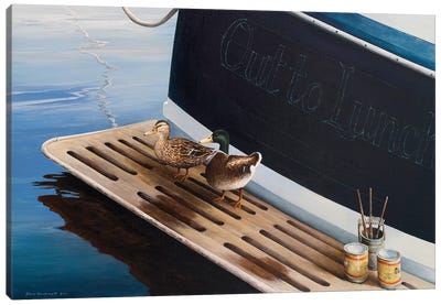 Out to Lunch Canvas Art Print - Bruce Nawrocke