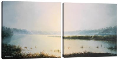 Early to Rise Diptych Canvas Art Print