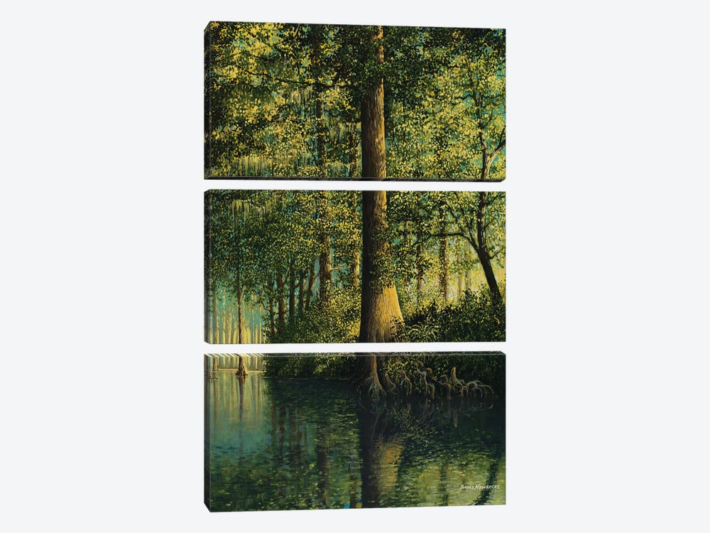 Peaceful River by Bruce Nawrocke 3-piece Canvas Print