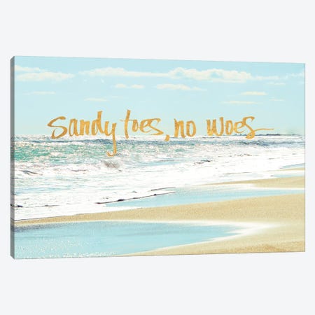 Sandy Toes, No Woes Canvas Print #BNA41} by Bruce Nawrocke Canvas Print
