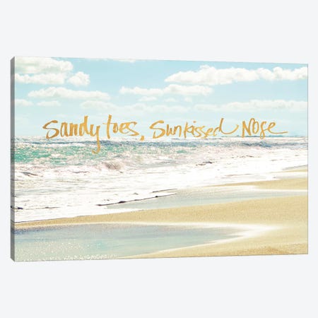 Sandy Toes, Sunkissed Nose Canvas Print #BNA42} by Bruce Nawrocke Canvas Art Print