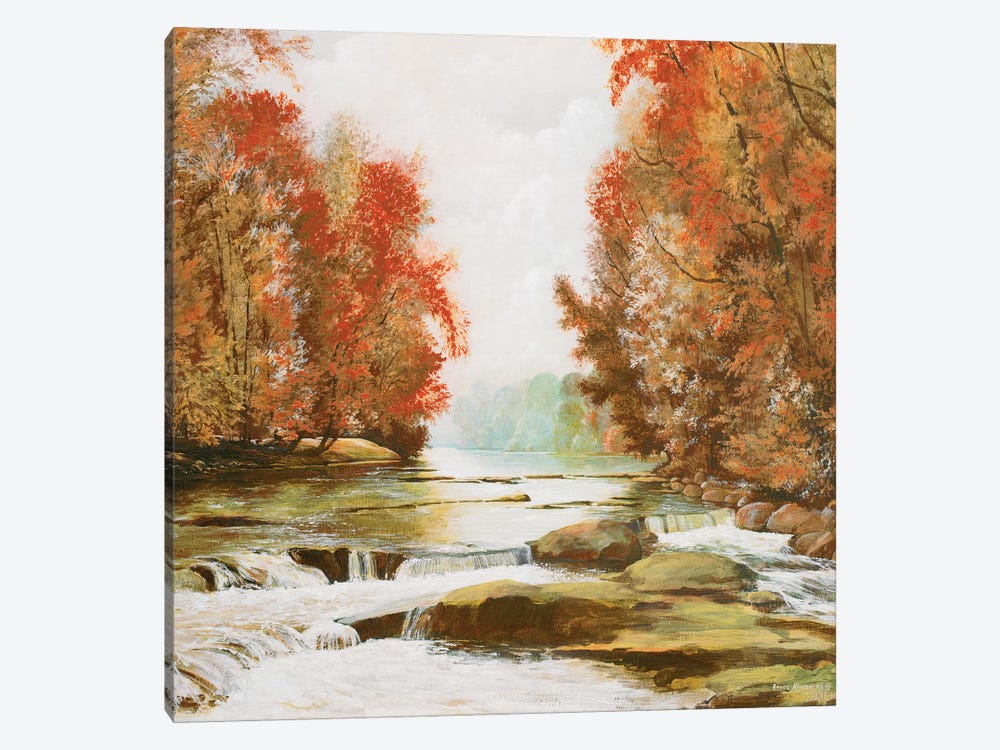 Autumn at Firemen's Park by Bruce Nawrocke 1-piece Canvas Print