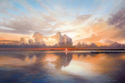 Sunset Sunrise by Bruce Nawrocke metal wall art