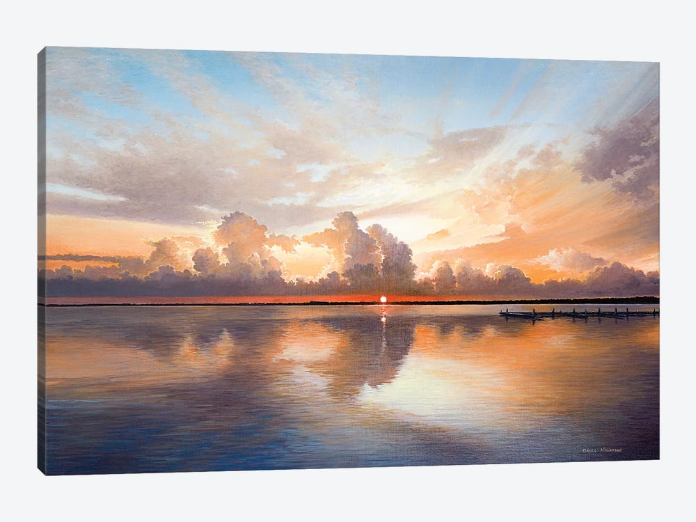 Sunset Sunrise by Bruce Nawrocke 1-piece Canvas Art Print