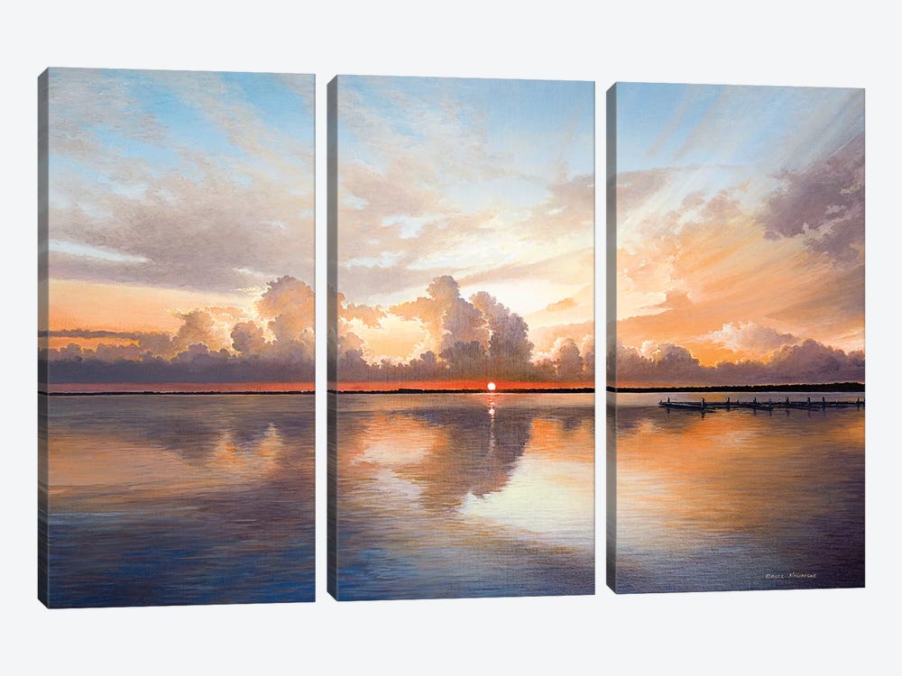 Sunset Sunrise by Bruce Nawrocke 3-piece Art Print