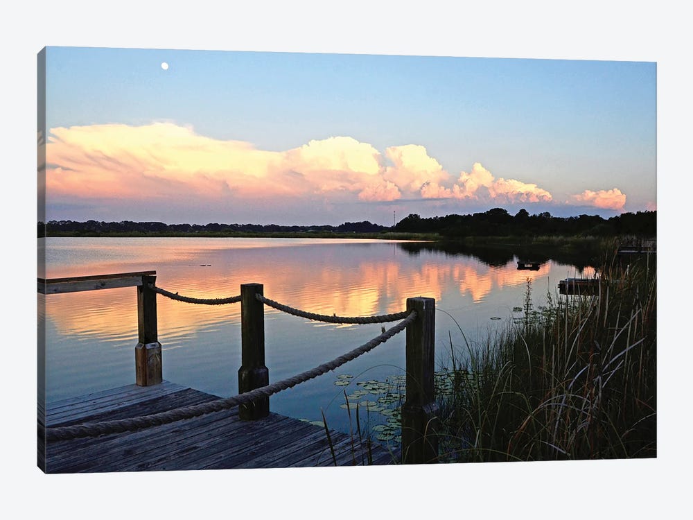 Evening At The Lake I by Bruce Nawrocke 1-piece Canvas Art