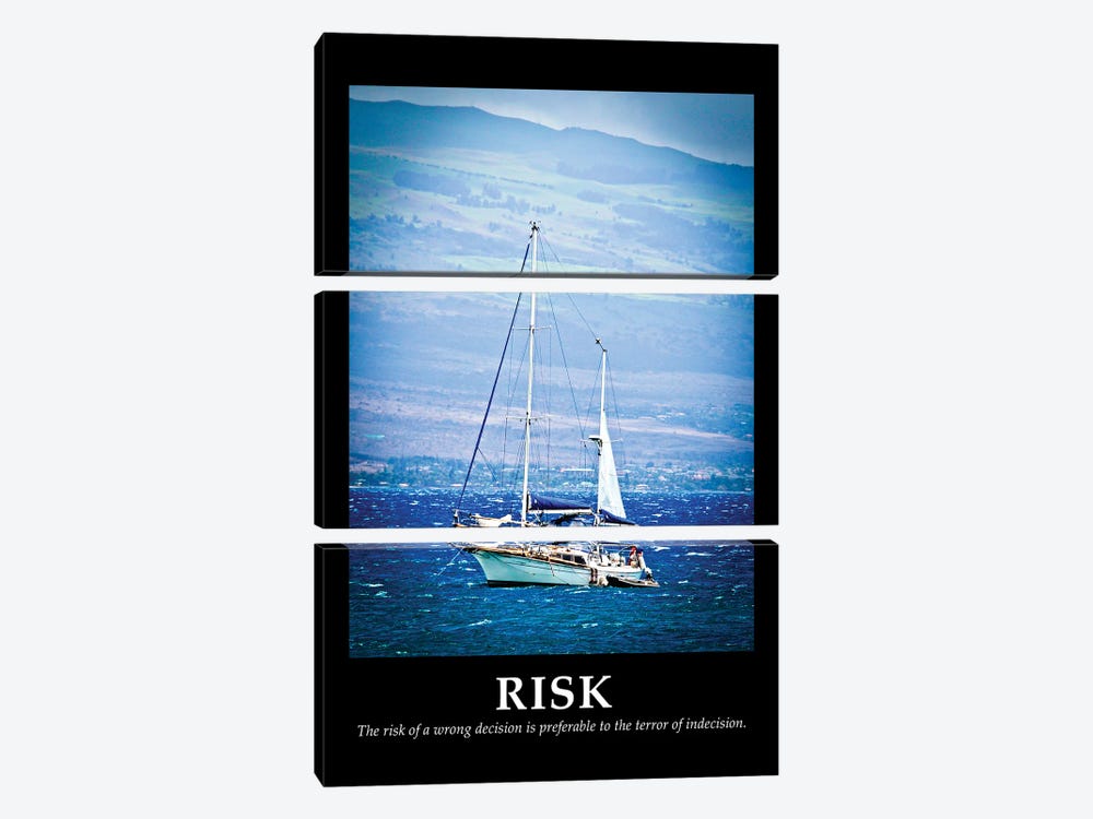 Risk by Bruce Nawrocke 3-piece Canvas Print