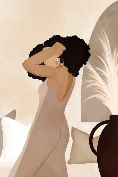 Large Minimalist Art - Canvas Prints: Nadia by Bria Nicole