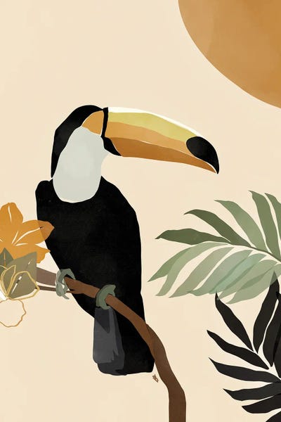 Tropical Living Room: Toucan by Bria Nicole