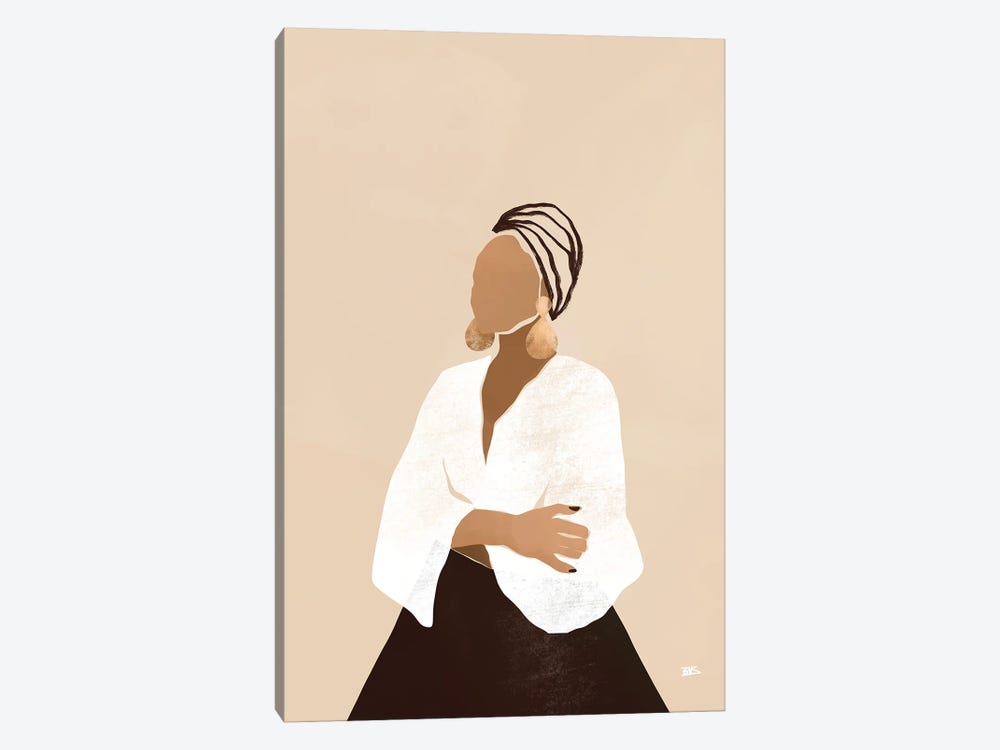 Celia (Brown) by Bria Nicole 1-piece Canvas Print