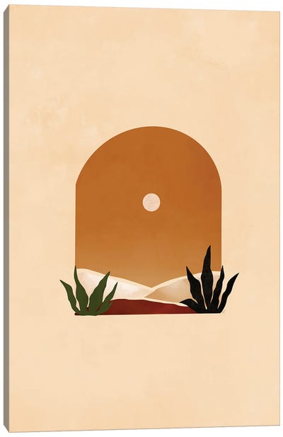 Desert Arch 1 Canvas Art Print - Minimalist Office