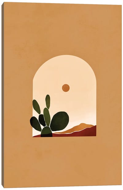 Desert Arch 2 Canvas Art Print - Minimalist Dining Room