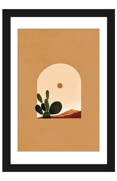 Desert Arch 2 Paper Art Print - Bria Nicole