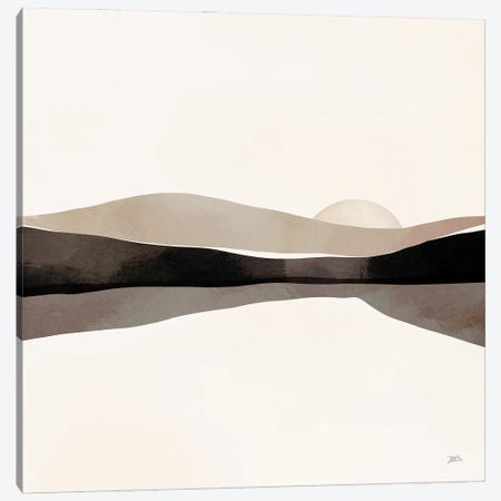 Silver Sunset Canvas Print #BNC118} by Bria Nicole Canvas Print