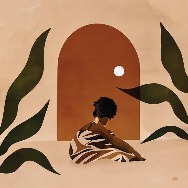 Large Minimalist Art - Canvas Prints: Golden by Bria Nicole
