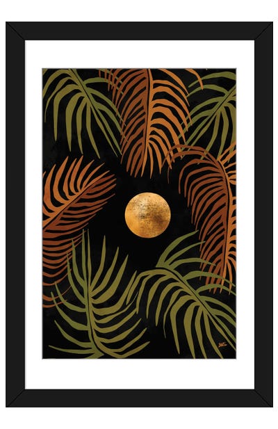 Tropical Night Paper Art Print - Bria Nicole