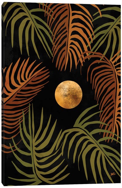 Tropical Night Canvas Art Print - Bria Nicole