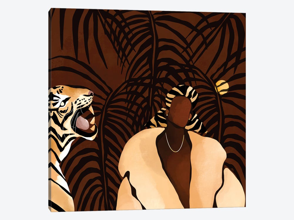 In the Wild (brown) by Bria Nicole 1-piece Canvas Print