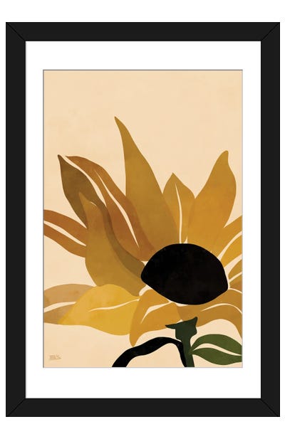 Sunflower Paper Art Print - Bria Nicole