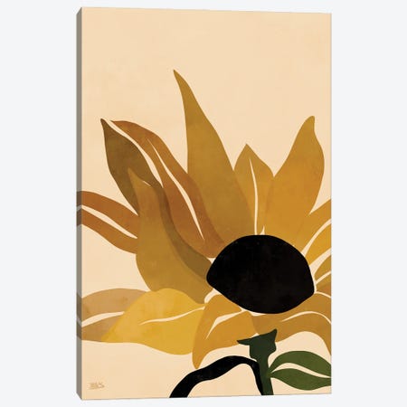 Sunflower Canvas Print #BNC12} by Bria Nicole Canvas Artwork