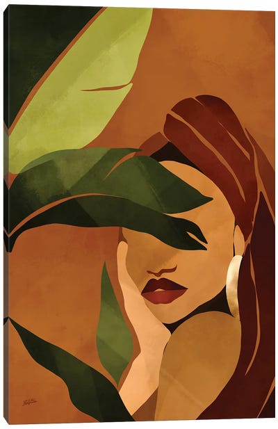 Autumn Canvas Art Print - Tropical Leaf Art