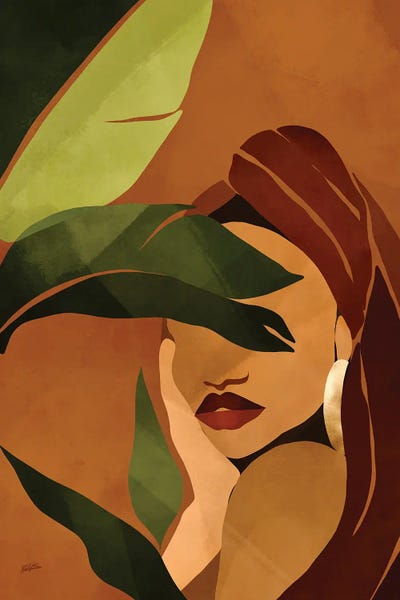 Large Floral & Botanical Art - Canvas Prints: Autumn by Bria Nicole