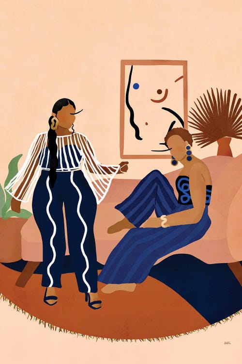 Girls Night by Bria Nicole wall art