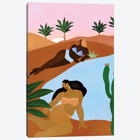 Desert Dreaming Canvas Print #BNC156} by Bria Nicole Canvas Wall Art