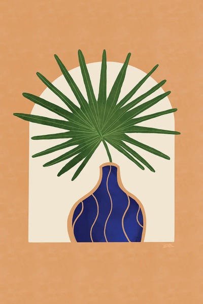 Pineapples: Fan Palm I by Bria Nicole