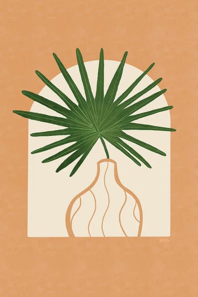 Tropical Leaves: Fan Palm II by Bria Nicole