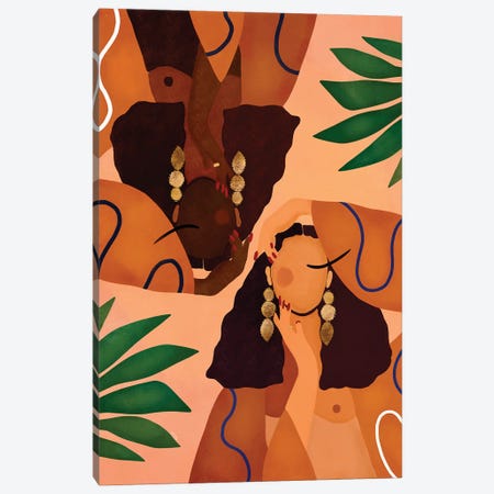 Jungle Girls Canvas Print #BNC164} by Bria Nicole Art Print