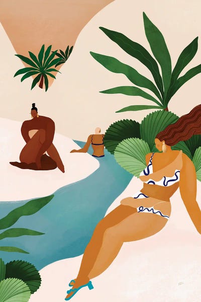 Tropical Leaves: Desert Oasis by Bria Nicole