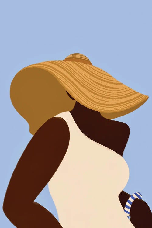 Sunhat II by Bria Nicole wall art