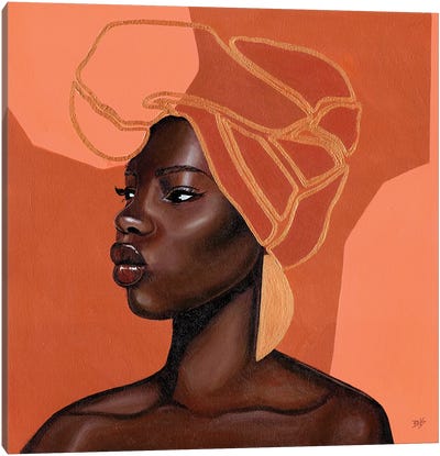 Adah Canvas Art Print - #BlackGirlMagic