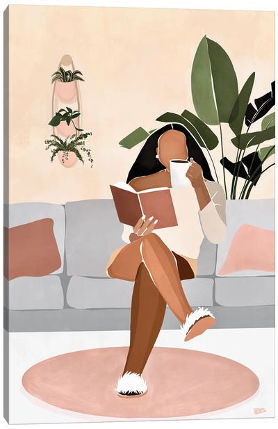 Lounge Canvas Art Print - Best Selling Digital Art