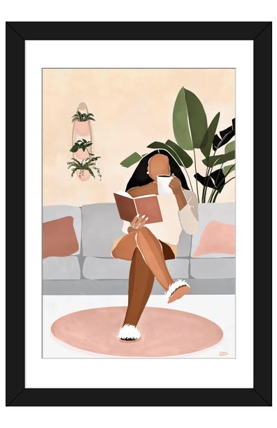 Lounge Paper Art Print - Bria Nicole